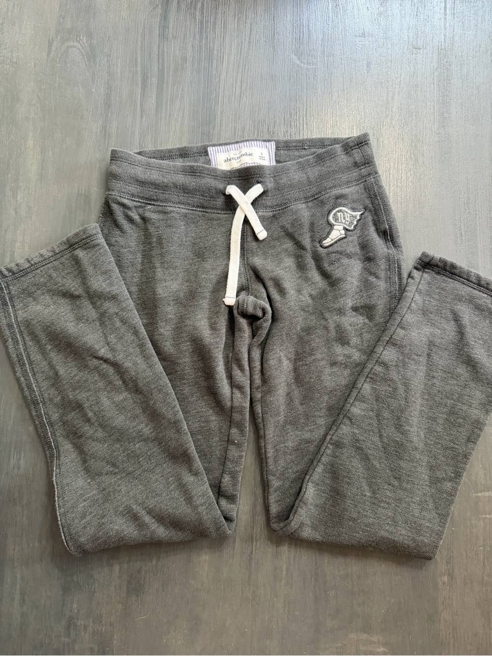 Abercrombie Kids Gray Drawstring Sweatpants Size Small